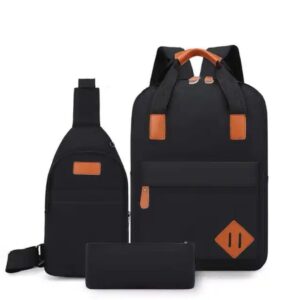 3-Piece Laptop Backpack Set for Students: Durable & Tech-Ready - Shop Now!